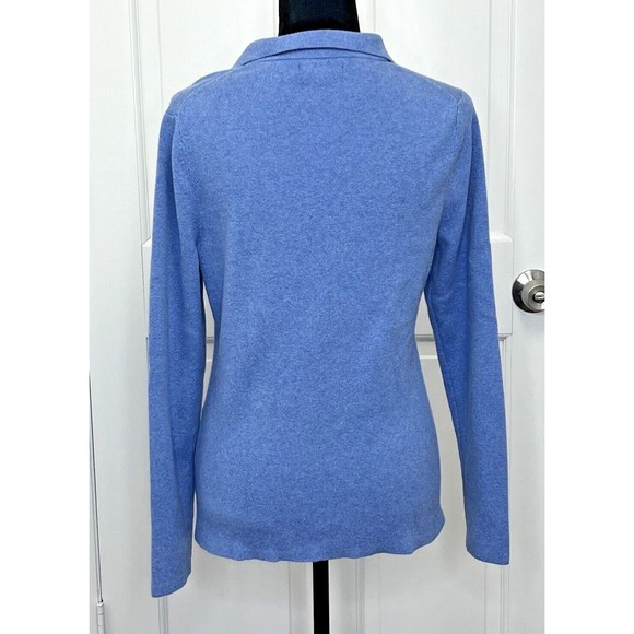 Tommy Hilfiger Sweater Women's Large‎ Stretch Pullover Collar Shirt Long Sleeve - Picture 3 of 8